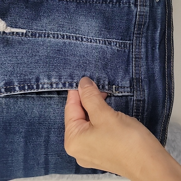 Wallflower Blue & Gray Denim Hoodie XL - Picture 15 of 15